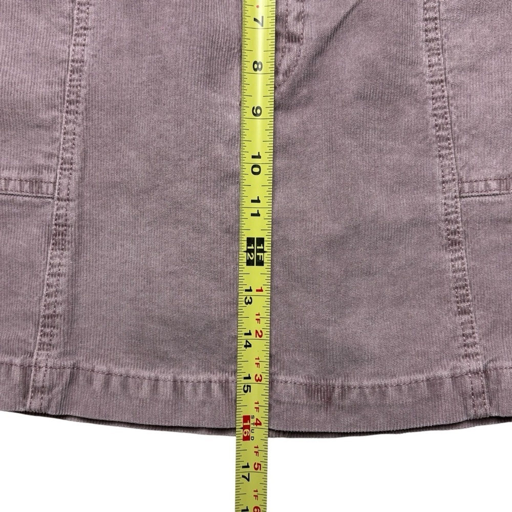NWT American Eagle Lavender Corduroy Super Hi-Rise A-Line Mini Skirt Size 12/31 - Picture 6 of 11
